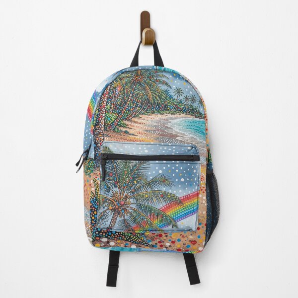 Item preview, Rainbow On A Tropical Beach designed and sold by Home Decor Art.