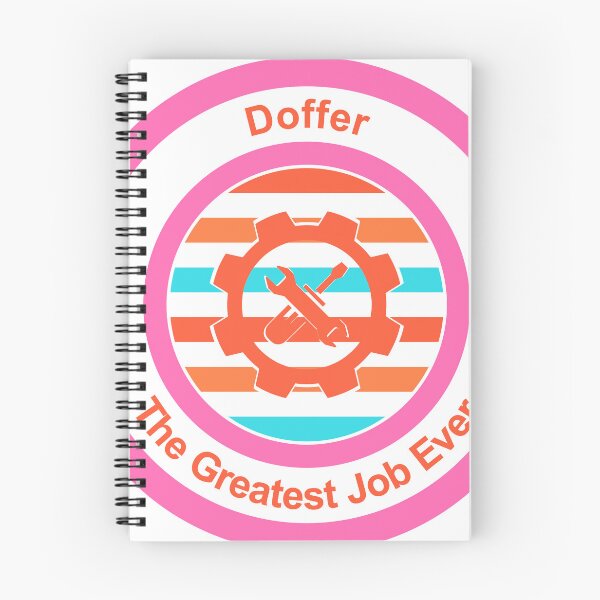 Item preview, Doffer The Greatest Job Ever designed and sold by TheIconSmith.