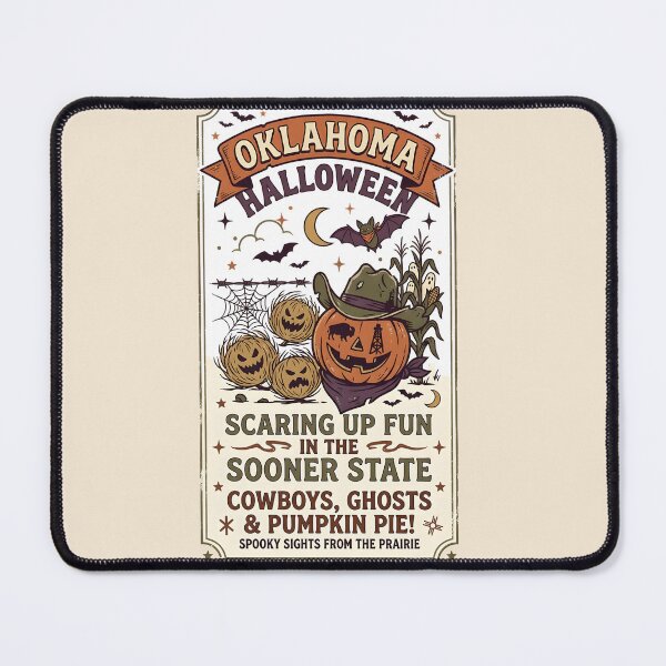 Item preview, Spooky Sights from the prairie - Oklahoma Halloween  designed and sold by ParadoxParadox.
