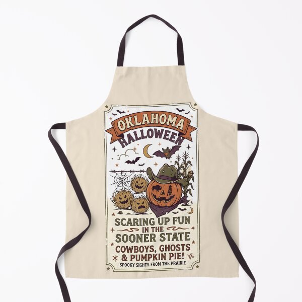 Item preview, Spooky Sights from the prairie - Oklahoma Halloween designed and sold by ParadoxParadox.
