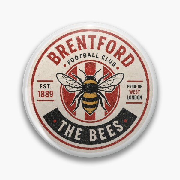 Item preview, Brentford FC Beer Mat Inspired Fan Graphic designed and sold by FanFueledStickers.