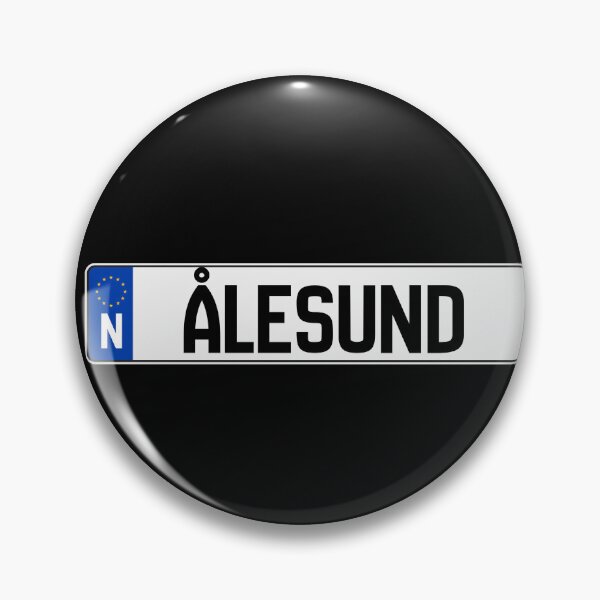 Item preview, Alesund License Plate designed and sold by DRABaBdesign.