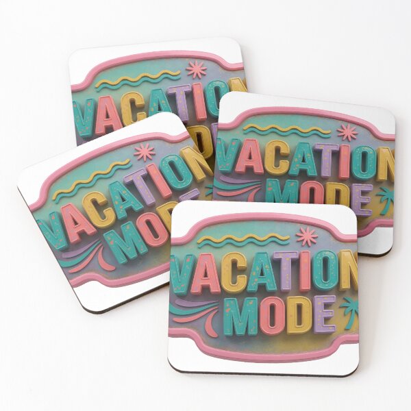 Item preview, Classic Teal VACATION MODE designed and sold by dazzlemakers.