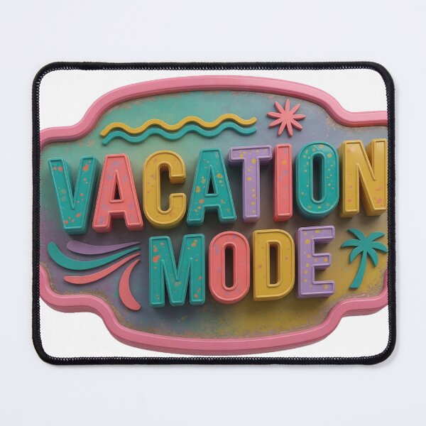 Item preview, Classic Teal VACATION MODE designed and sold by dazzlemakers.