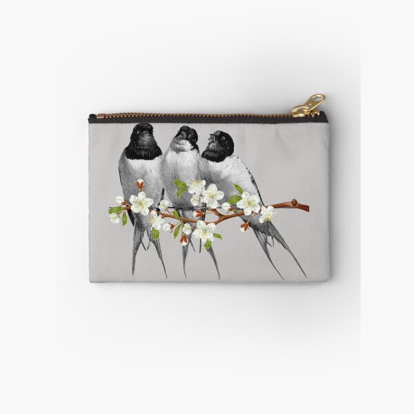 Item preview, Swallows on a Blossoming Cherry Branch! Swallows Blossoms! designed and sold by DSoriaDesign.