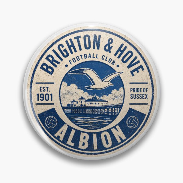Item preview, Brighton & Hove Albion FC Beer Mat Inspired Fan Graphic designed and sold by FanFueledStickers.
