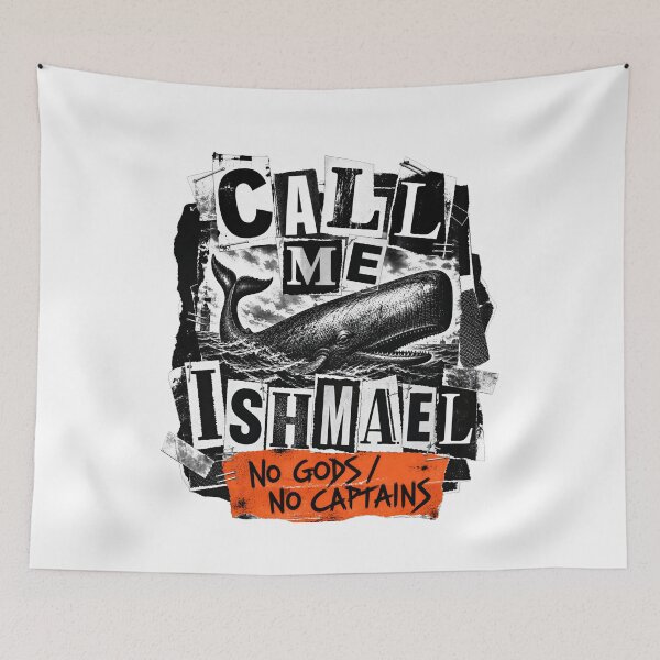 Item preview, Moby Dick Punk Collage - Call Me Ishmael designed and sold by Fenay Designs.
