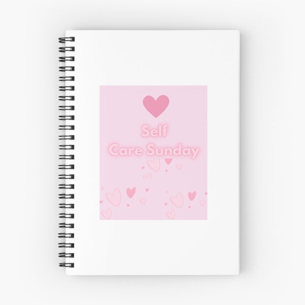 Item preview, Self Care Sunday Pink Heart Design – Cute Skincare  designed and sold by Cadentt.