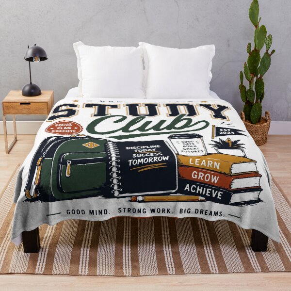 Item preview, Study Club Campus Life Retro College Student Design designed and sold by Sunday.Supply.