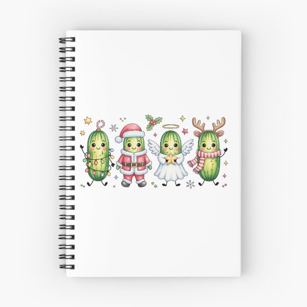 Item preview, kawaii Christmas pickle set designed and sold by jkrphoto.