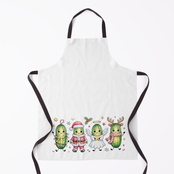 Item preview, kawaii Christmas pickle set designed and sold by jkrphoto.