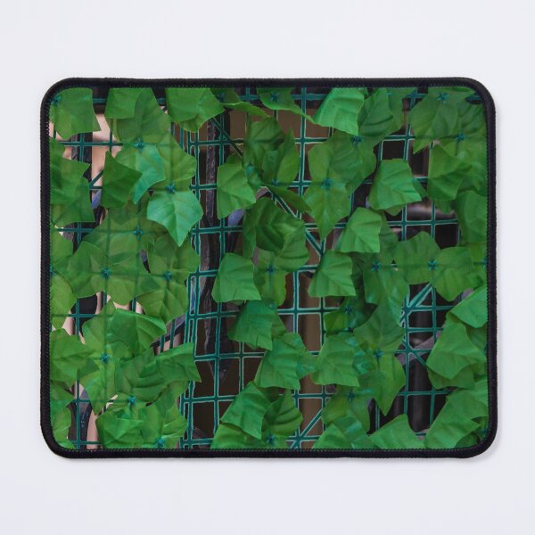 Item preview, Artificial Green Leaf Privacy Screen On Metal Grid Fence Decorative Ivy Pattern For Wall designed and sold by Nmallia.
