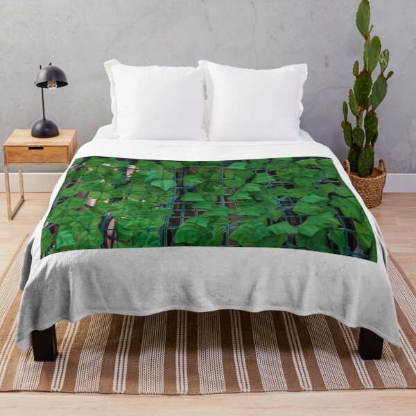 Item preview, Artificial Green Leaf Privacy Screen On Metal Grid Fence Decorative Ivy Pattern For Wall designed and sold by Nmallia.