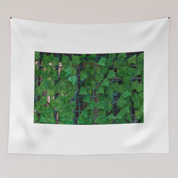 Item preview, Artificial Green Leaf Privacy Screen On Metal Grid Fence Decorative Ivy Pattern For Wall designed and sold by Nmallia.