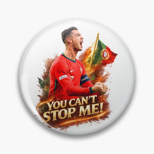 Item preview, "¡No puedes detenerme! | Lámina motivacional de Cristiano Ronaldo CR7, jugador de fútbol portugués" designed and sold by BACHHRAON FASHION.