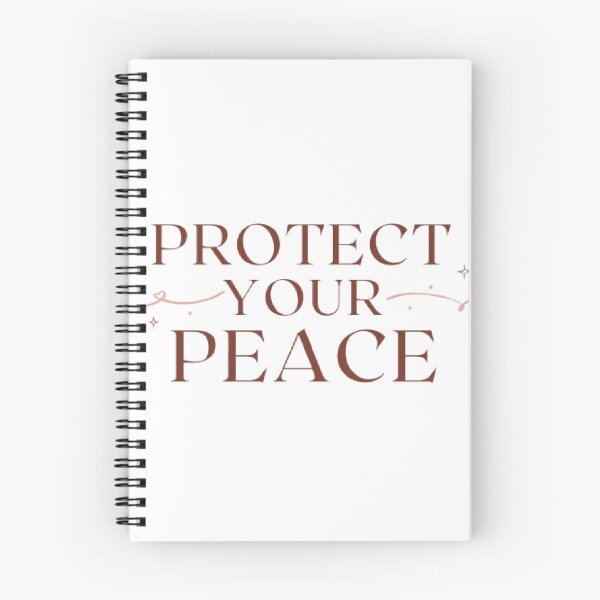 Item preview, Protect Your Peace | Minimalist Motivational Quote Sticker designed and sold by Tiny-Doodle-Co.