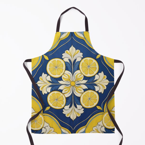 Item preview, Lush Lemons on Mediterranean Tiles designed and sold by Kasia Design.