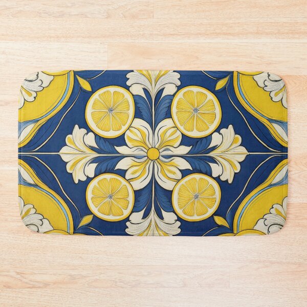 Item preview, Lush Lemons on Mediterranean Tiles designed and sold by Kasia Design.