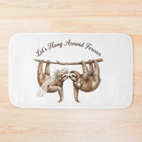 Item preview, Hanging Sloth Wedding designed and sold by Tiffany Roy.