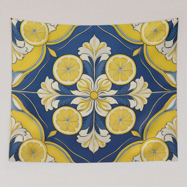 Item preview, Lush Lemons on Mediterranean Tiles designed and sold by Kasia Design.