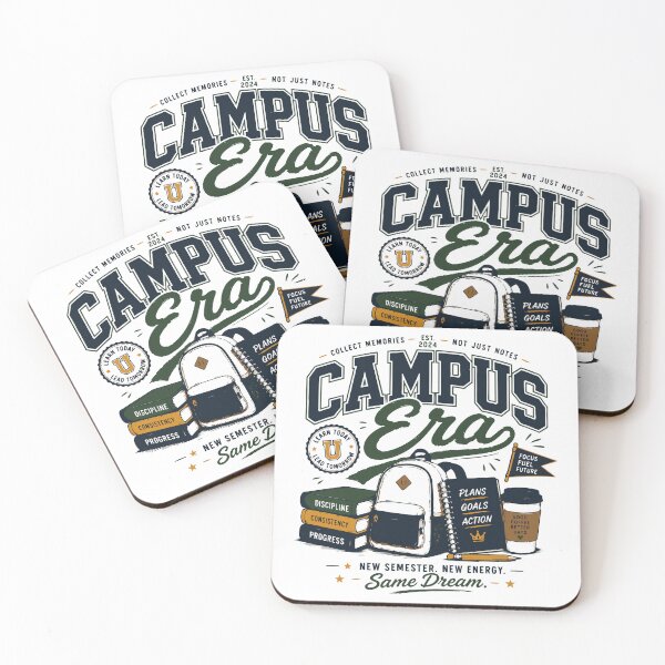 Item preview, Campus Era College Student Life Retro Collegiate Design designed and sold by Sunday.Supply.