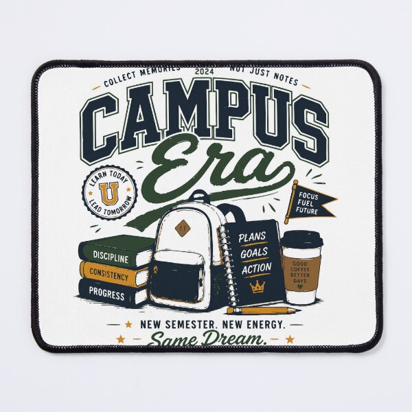 Item preview, Campus Era College Student Life Retro Collegiate Design designed and sold by Sunday.Supply.