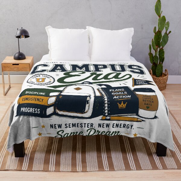 Item preview, Campus Era College Student Life Retro Collegiate Design designed and sold by Sunday.Supply.