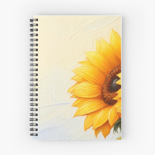 Item preview, Bright Yellow Sunflowers, Textured Floral Painting designed and sold by NarjaShop.