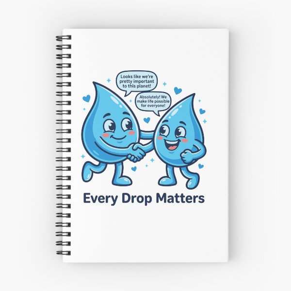 Item preview, Every Drop Matters: The Water Cycle Cartoon designed and sold by Nuvoro Eco Awareness.