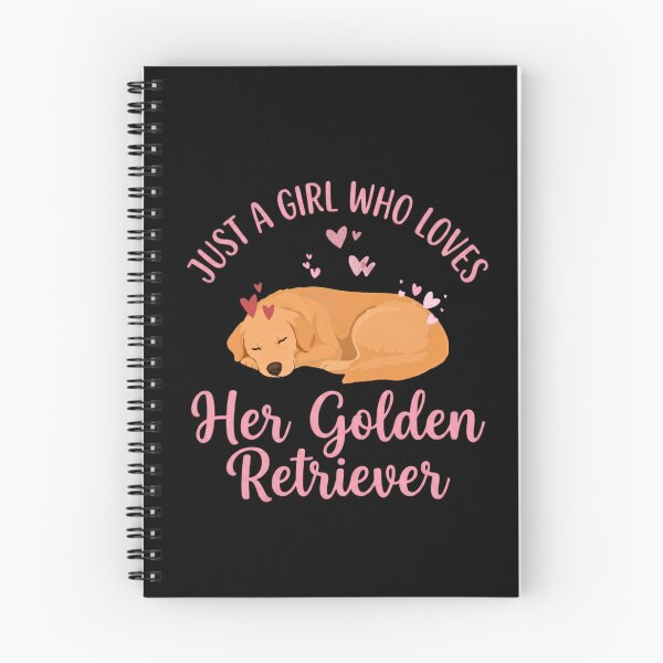 Item preview, Just a Girl Who Loves Her Golden Retriever Cute Sleeping Dog Design designed and sold by Fateh-Kro ⭐⭐⭐⭐⭐.