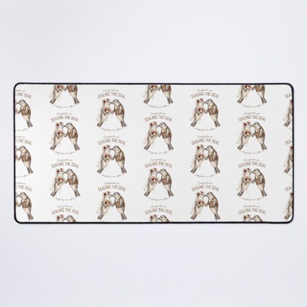 Item preview, Seals Kissing Wedding designed and sold by Roy & Tiffany.