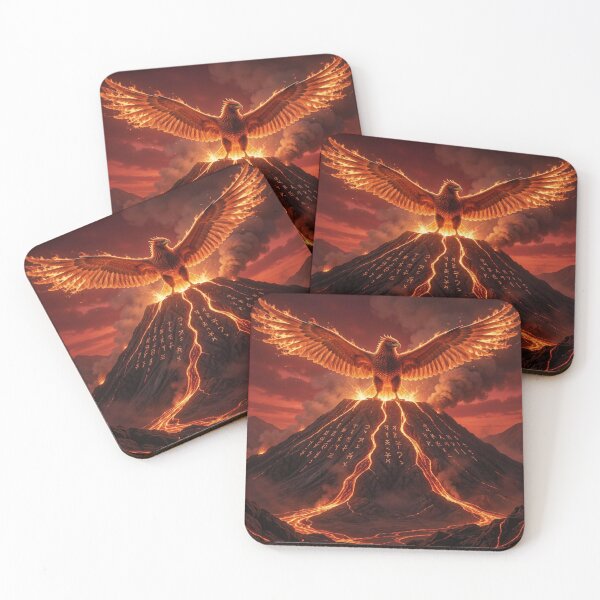 Item preview, Phoenix Volcano Rise – Surreal Fire Vision designed and sold by FotoworldEdel.