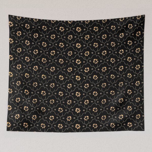 Item preview, "Patroon met bloemen in ruiten gevormd door stippellijnen" ("Pattern with flowers in diamonds formed by dotted lines") designed and sold by The Ravens Ballad.