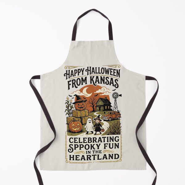 Item preview, Celebrating spooky fun in the Heartland - Halloween in Kansas designed and sold by ParadoxParadox.