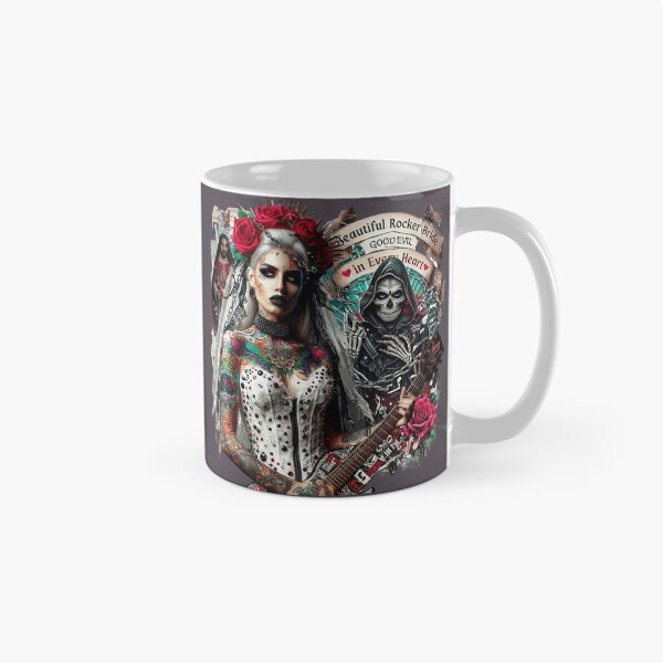 Item preview, Tattoo Bride Rocker Electric Guitar designed and sold by Voodoo Store Paranormal Collections.