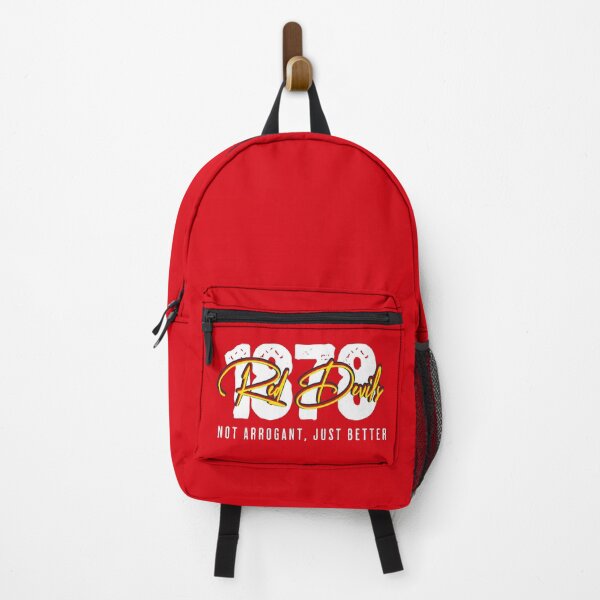 Item preview, Red Devils Not Arrogant soccer retro vintage designed and sold by Red-since-1892.