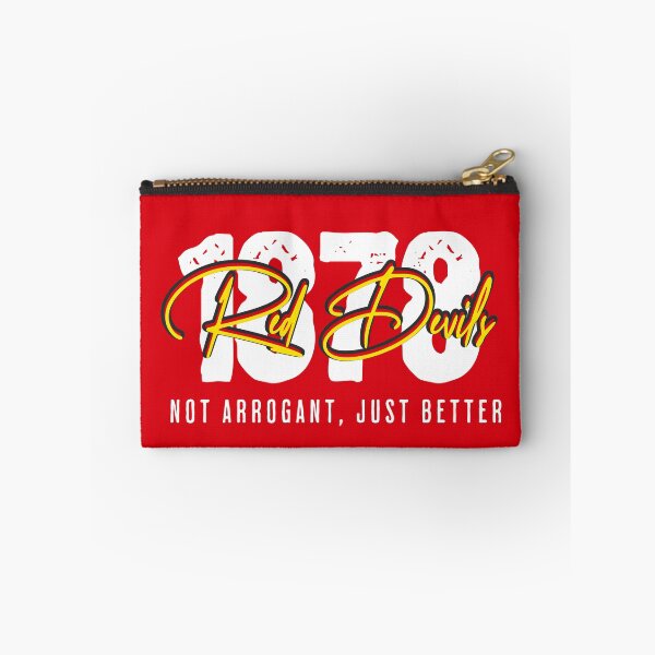 Item preview, Red Devils Not Arrogant soccer retro vintage designed and sold by Red-since-1892.