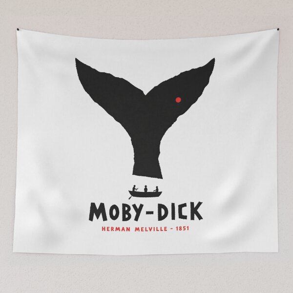 Item preview, Moby Dick - Red Sun Beneath the Great Whale Tail designed and sold by Fenay Designs.
