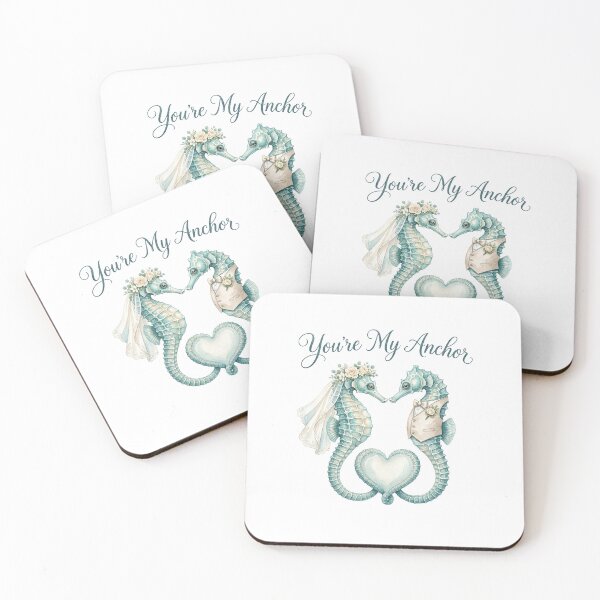 Item preview, Seahorse Wedding Couple designed and sold by Roy & Tiffany.