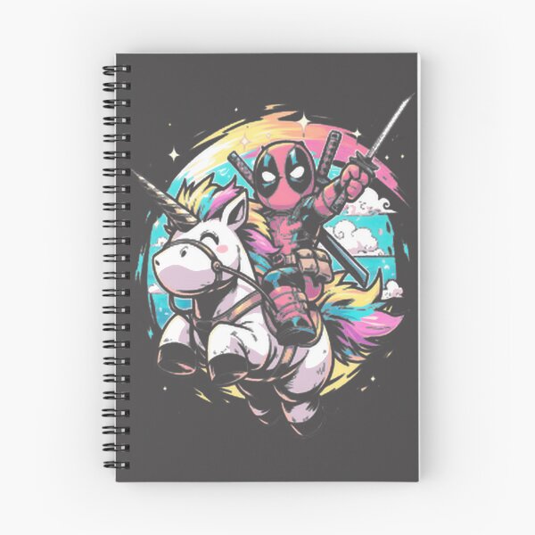 Item preview, Deadpool Chibi Riding Rainbow Unicorn Funny Marvel Fan Art ⭐⭐⭐⭐⭐ designed and sold by TheEdward.