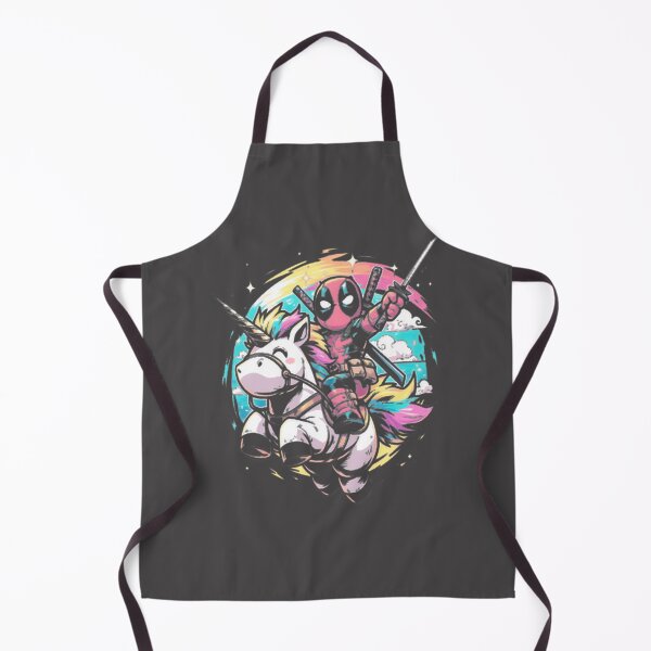 Item preview, Deadpool Chibi Riding Rainbow Unicorn Funny Marvel Fan Art ⭐⭐⭐⭐⭐ designed and sold by TheEdward.