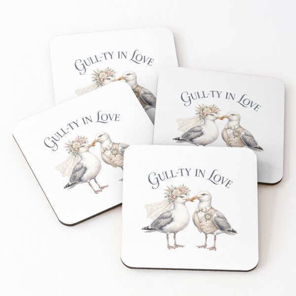 Item preview, Seagull Wedding Couple designed and sold by Roy & Tiffany.