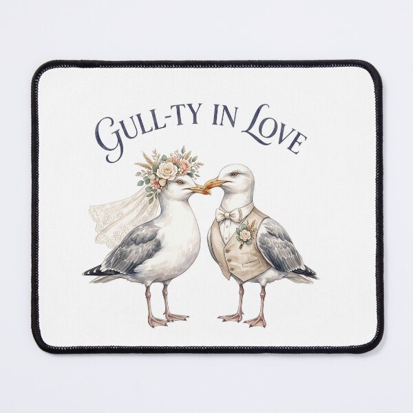 Item preview, Seagull Wedding Couple designed and sold by Roy & Tiffany.