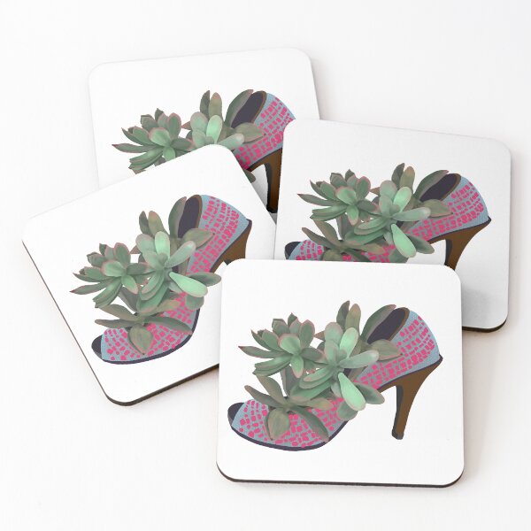 Item preview, Succulent High Heel Botanical Surrealism  designed and sold by altastudio.