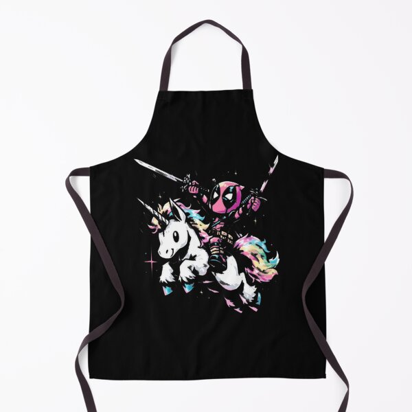 Item preview, Deadpool Chibi Riding Rainbow Unicorn ⭐⭐⭐⭐⭐ designed and sold by TheEdward.