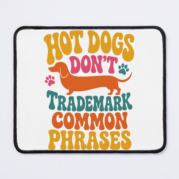 Item preview, Retro Wiener Dog Anti Trademark Small Business Humor designed and sold by PrintivoraHub.