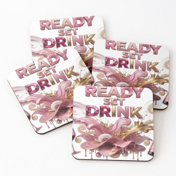 Item preview, Trendy READY SET DRINK designed and sold by dazzlemakers.