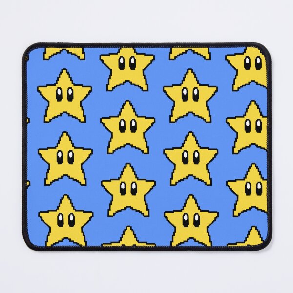 Item preview, Super Mario Power Star⁠ pixel art⁠ designed and sold by Shiningsticker8.