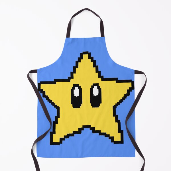 Item preview, Super Mario Power Star pixel art designed and sold by Shiningsticker8.
