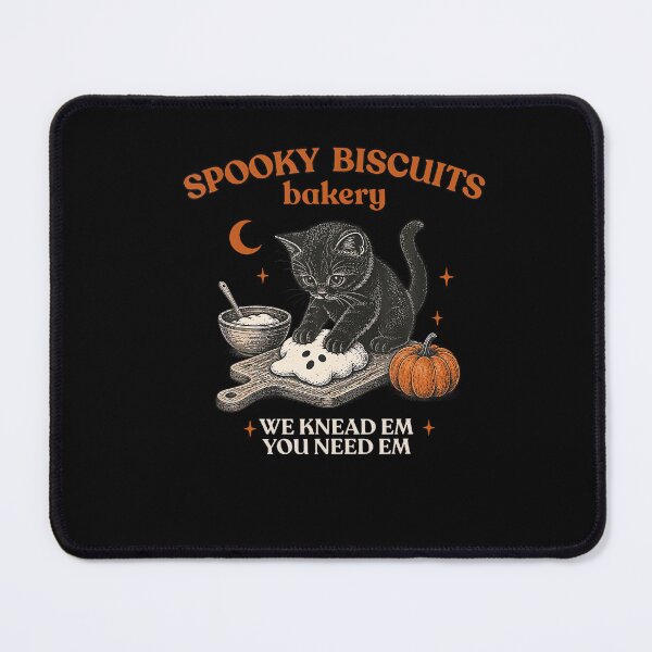 Item preview, Retro Spooky Biscuits Club Cat Lovers Halloween designed and sold by Khescoiu.